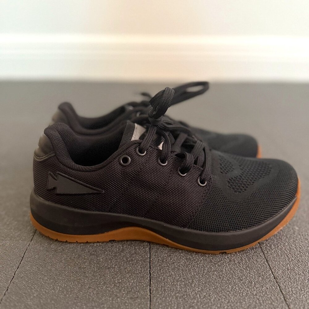 GORUCK Women's Ballistic Trainers - Black + Gum w/ Black Reflective Spearhead